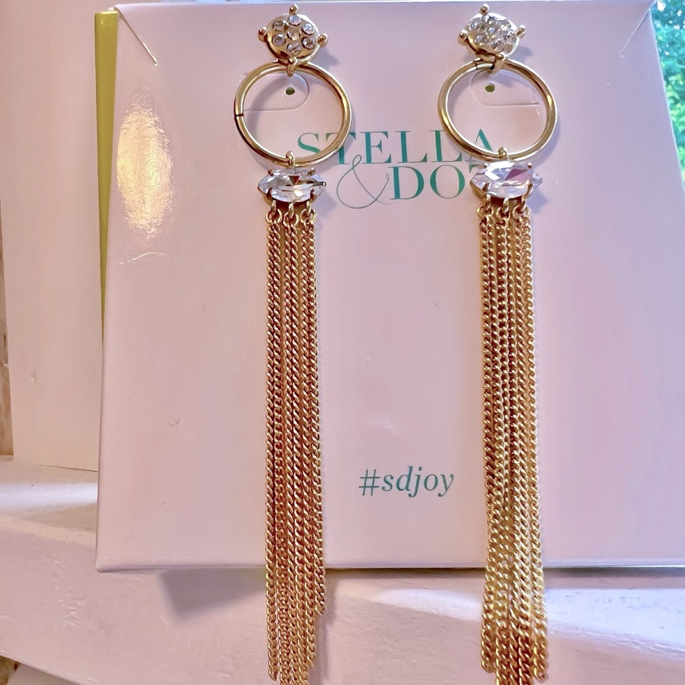 Stella & Dot Gracie Chandelier Earrings - Picture 1 of 2